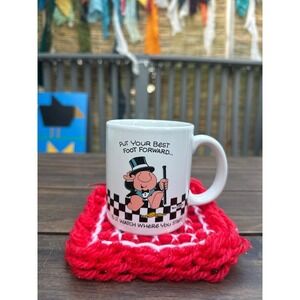 Vintage Ziggy Mug – "Put Your Best Foot Forward" 1980s Designers Collection